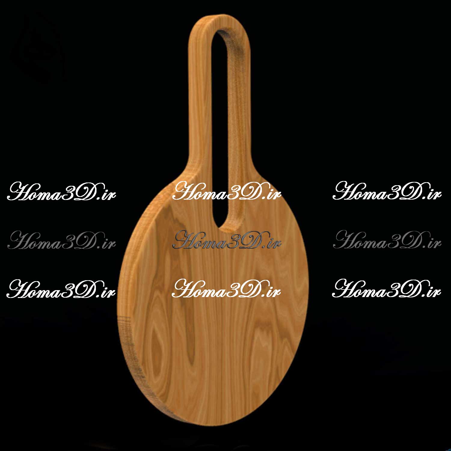 فایل طراحی 3بعدی دانلودی ظروف چوبی تخته