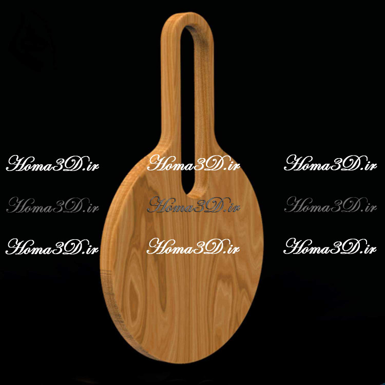 فایل طراحی 3بعدی دانلودی ظروف چوبی تخته