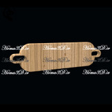 فایل طراحی 3بعدی دانلودی ظروف چوبی تخته سرو گرد قشنگ