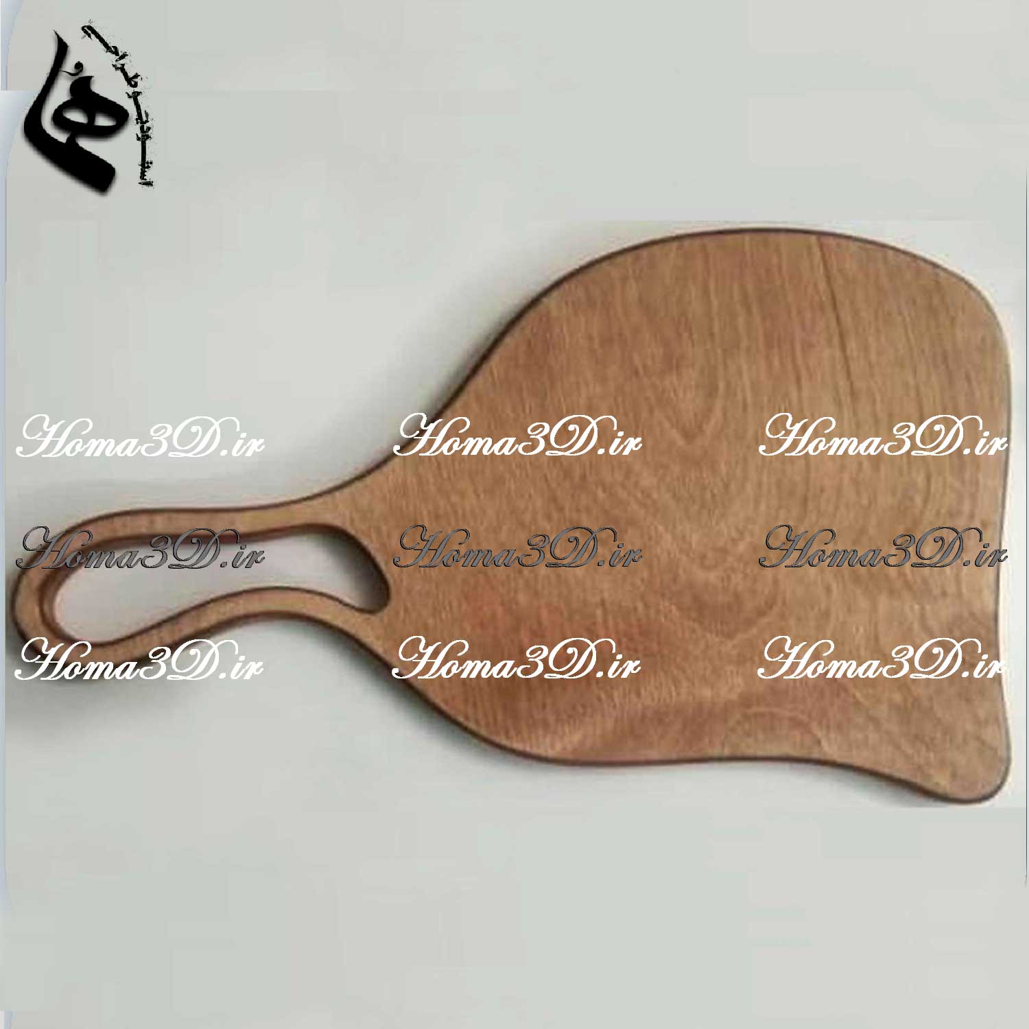 فایل سه‌بعدی دانلودی ظروف چوبی: تخته سرو و تخته گوشت دفرمه آشپزخانه