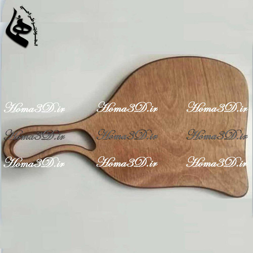 فایل سهبعدی دانلودی ظروف چوبی: تخته سرو و تخته گوشت دفرمه آشپزخانه
