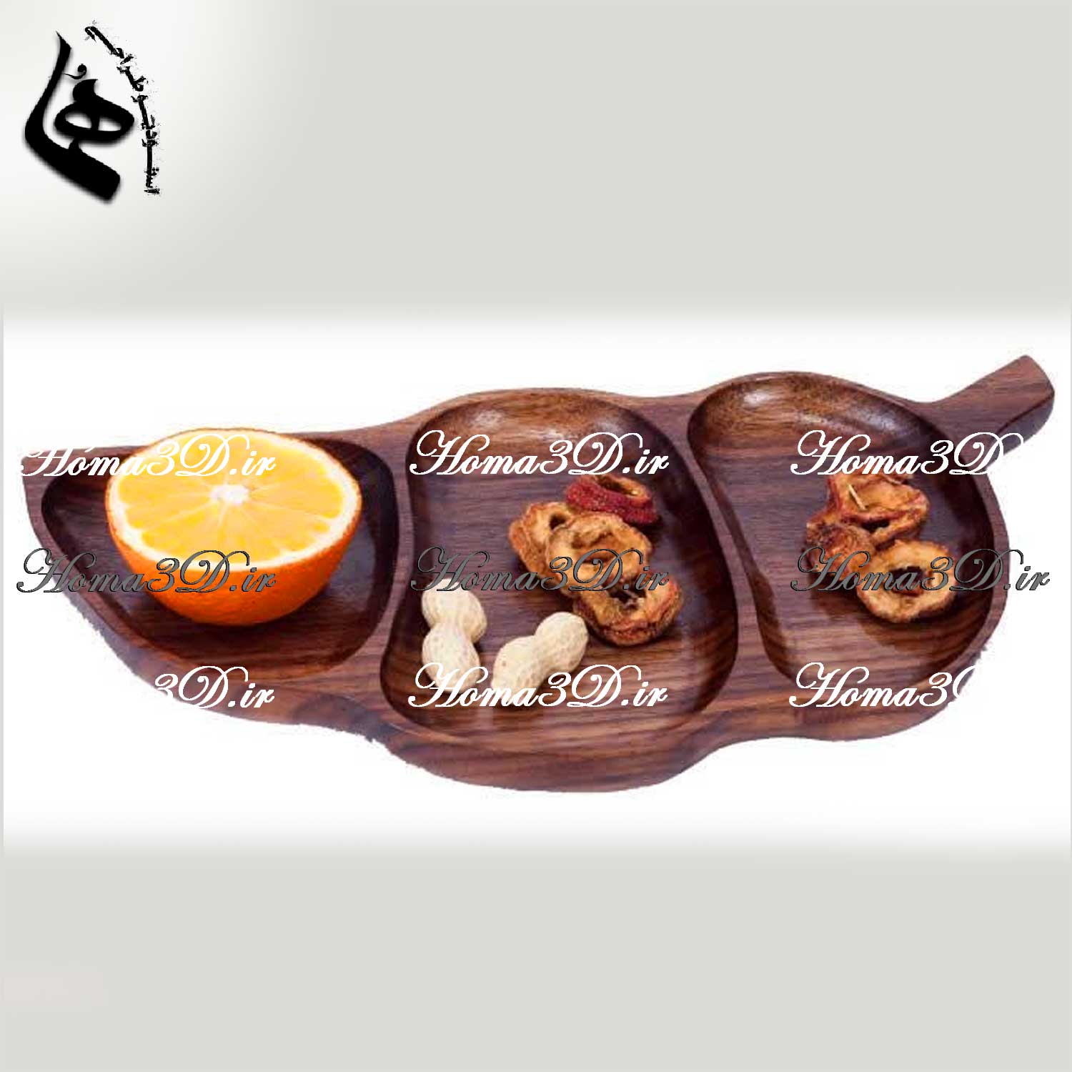 فایل طراحی 3بعدی دانلودی ظروف چوبی: اردوخوری و آجیل‌خوری چوبی