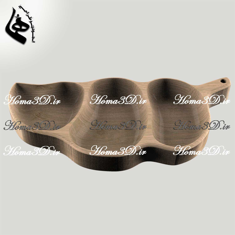 فایل طراحی 3بعدی دانلودی ظروف چوبی: اردوخوری و آجیلخوری چوبی