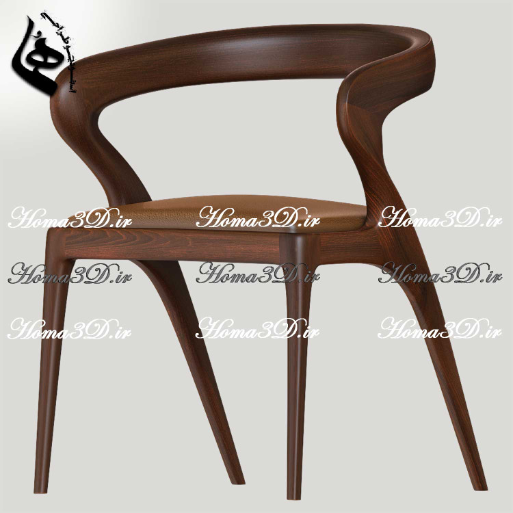 فایل طراحی و اسکن 3بعدی صندلی نئوکلاسیک پرفروش، خاص، مناسب تولید با CNC، تولید عمده