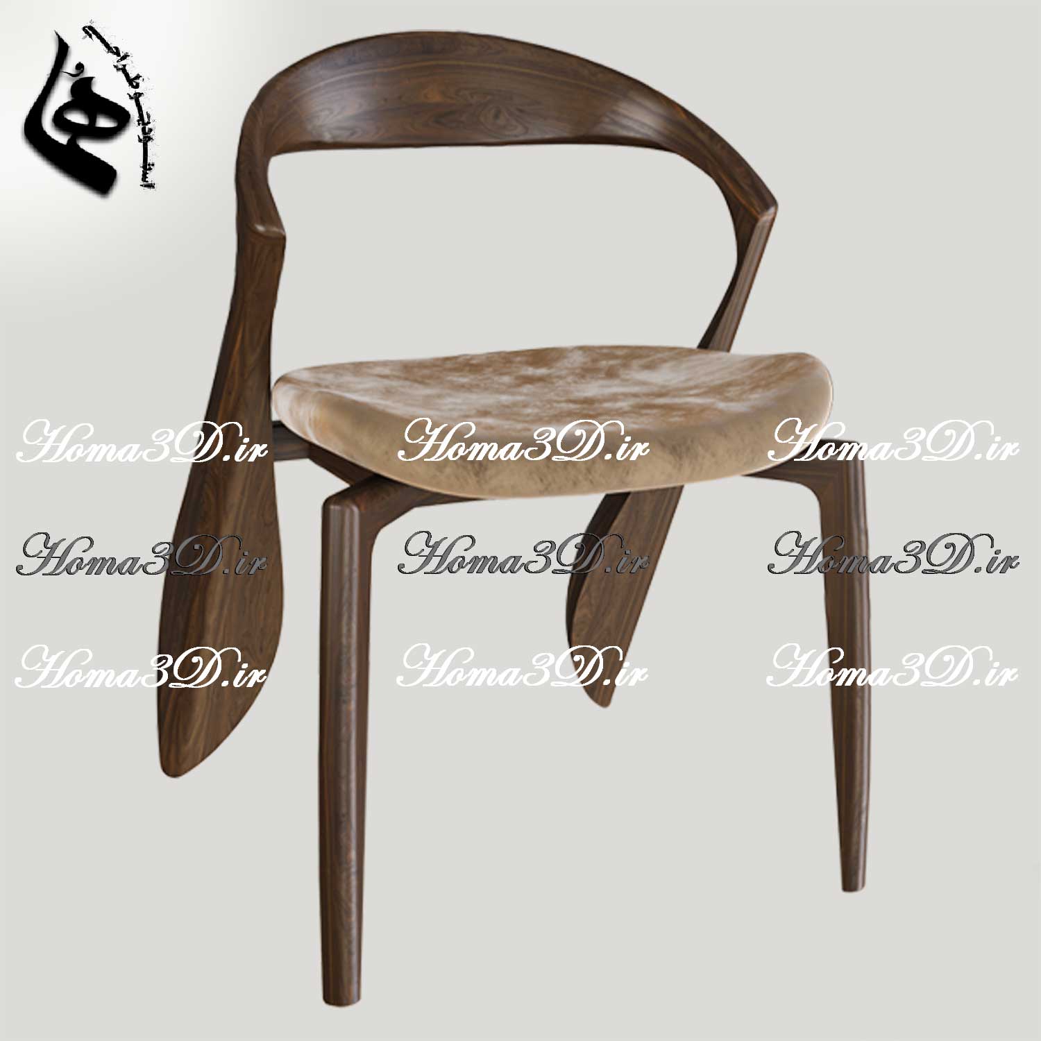 فایل طراحی و اسکن 3بعدی صندلی نئوکلاسیک با طراحی پارامتریک – اصیل، به‌روز، زیبا و جذاب