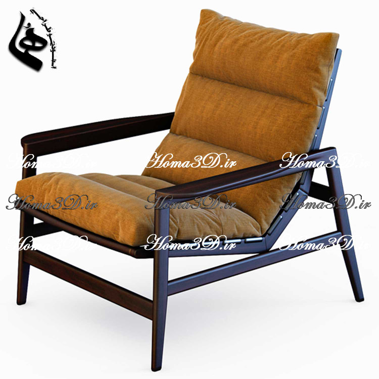 فایل طراحی و اسکن سهبعدی مبل نئوکلاسیک اداری با قالبکشی زیبا و لوکس