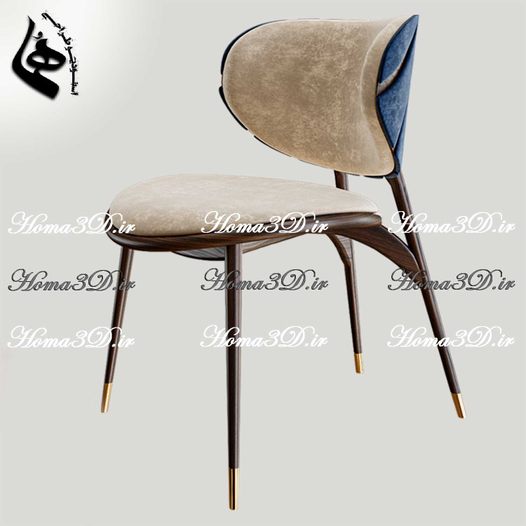 فایل طراحی و اسکن سهبعدی صندلی نئوکلاسیک بسیار زیبا و شیک