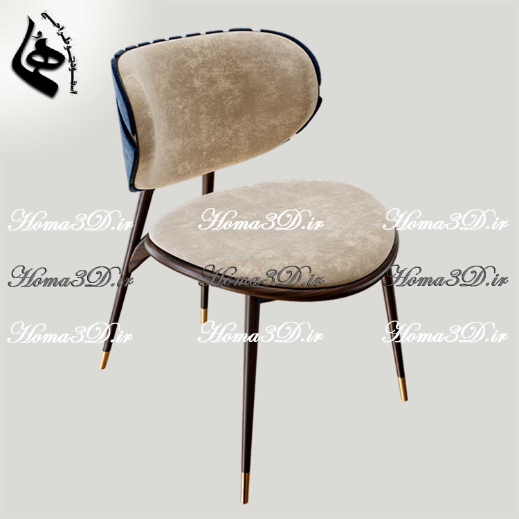 فایل طراحی و اسکن سهبعدی صندلی نئوکلاسیک بسیار زیبا و شیک