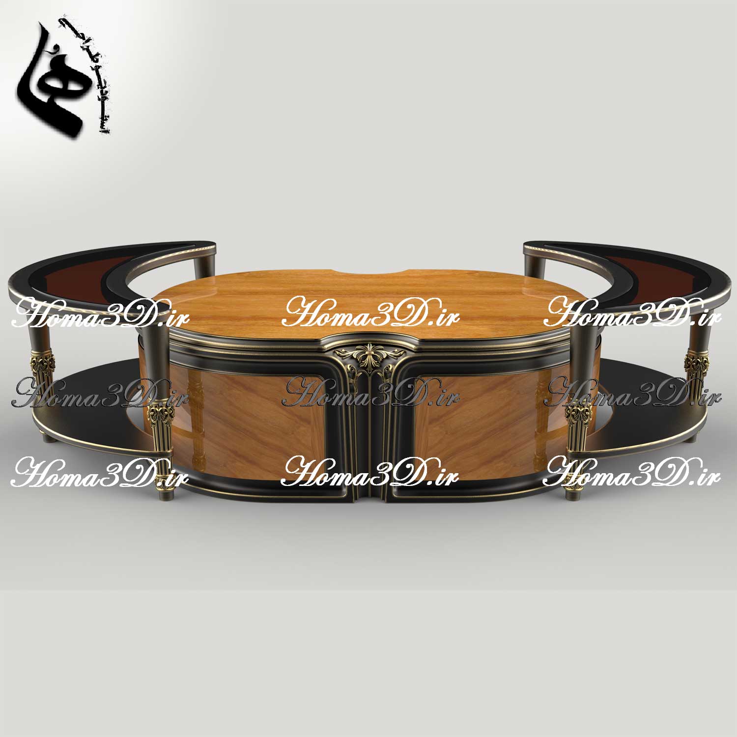 دانلود فایل طراحی 3بعدی منبت مبلمان لوکس با طراحی ظریف، فریم جدید و منبت ترکیه‌ای ترکیبی