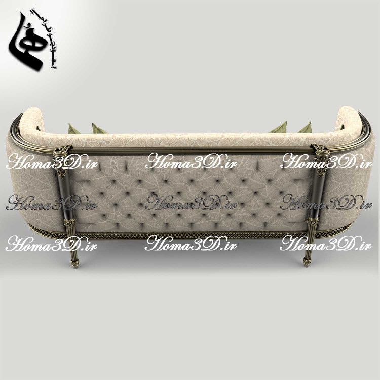 دانلود فایل طراحی 3بعدی منبت مبلمان لوکس با طراحی ظریف، فریم جدید و منبت ترکیهای ترکیبی