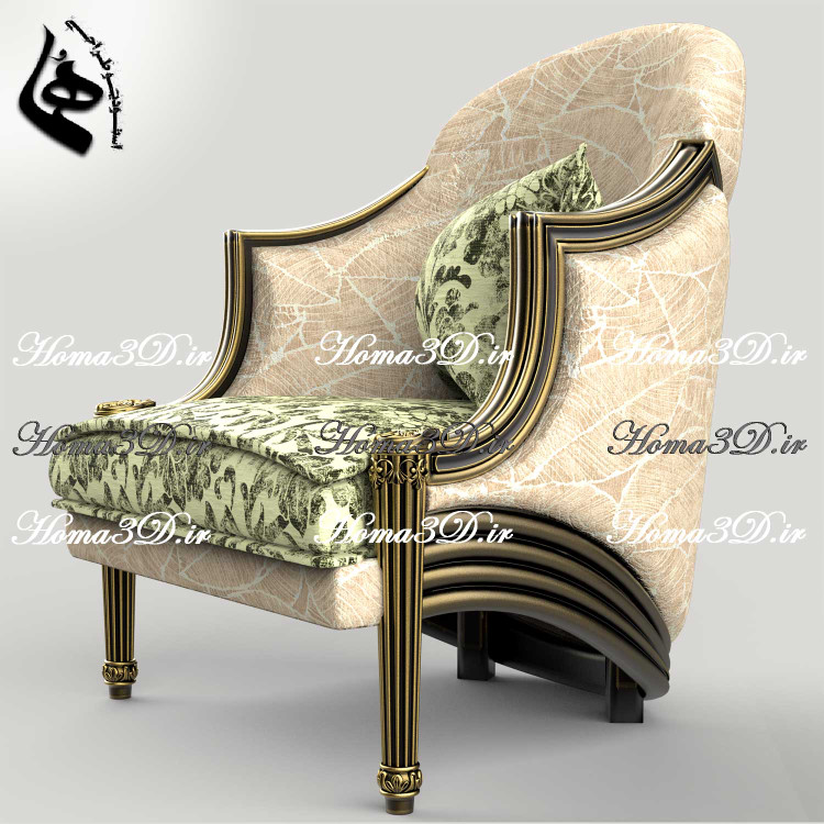 خرید فایل طراحی 3بعدی مبل لگنی با قالبکشی جدید و طراحی بهروز – اثر ویژه استودیو طراحی هما