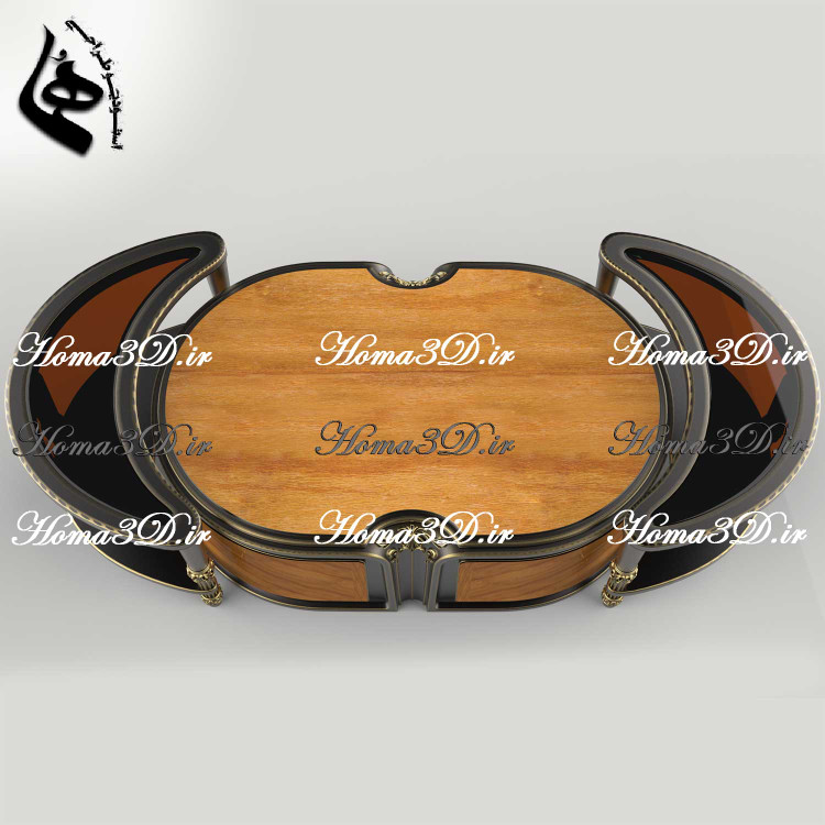 نرمافزار طراحی مبلمان | تولید میز جلو مبلی و دانلود فایل طراحی میز منبتی