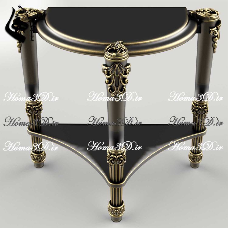 رشته طراحی مبلمان و دکوراسیون داخلی | طراحی سهبعدی میز عسلی نوین و جدید