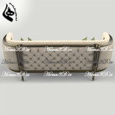 طراحی سهبعدی کاناپه منبتدار ظریف فوقلاکچری و لوکس برای تولید در نجاری و CNC