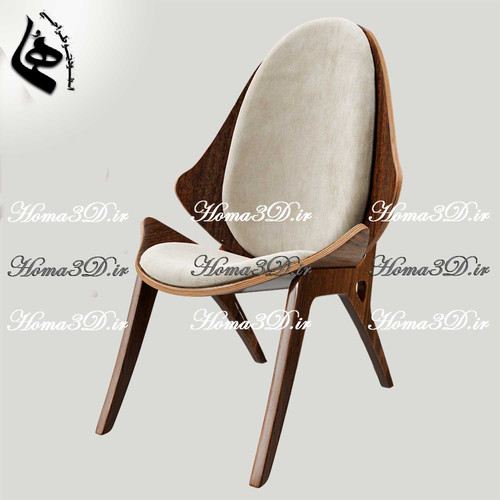 طراحی سهبعدی صندلی با مهندسی قالبکشی و فرم انحنادار و کاربردی در همه فضاها