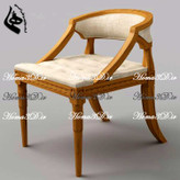 فایل سهبعدی صندلی نئوکلاسیک تلفیقی از منبت و ابزارکشی