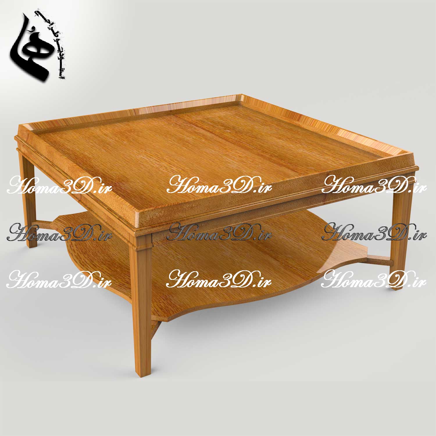 فایل طراحی3بعدی میز جلو مبلی ابزاری مدرن