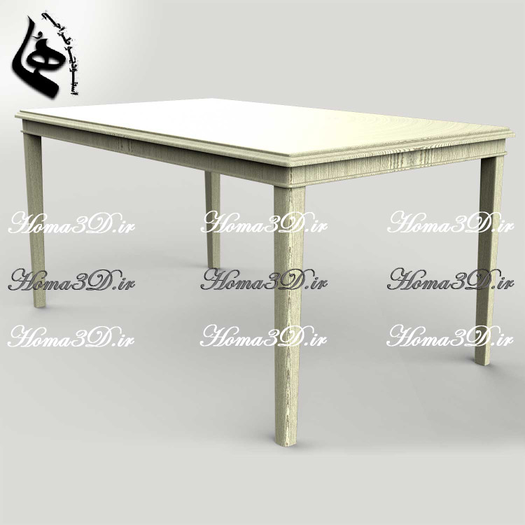 فایل طراحی3بعدی میز ناهارخوری و میز غذاخوری ابزاری مدرن – اصالت در سادگی