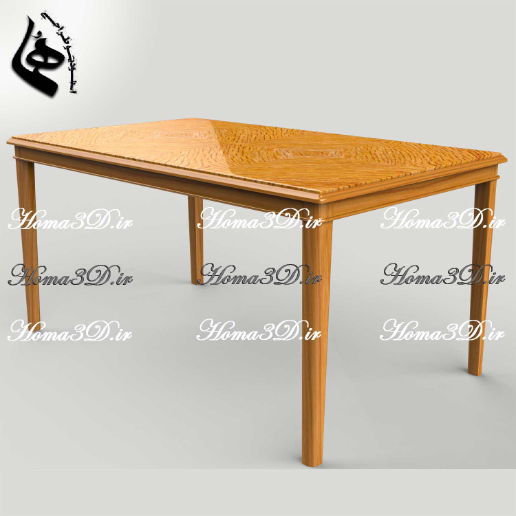فایل طراحی3بعدی میز ناهارخوری و میز غذاخوری ابزاری مدرن – اصالت در سادگی