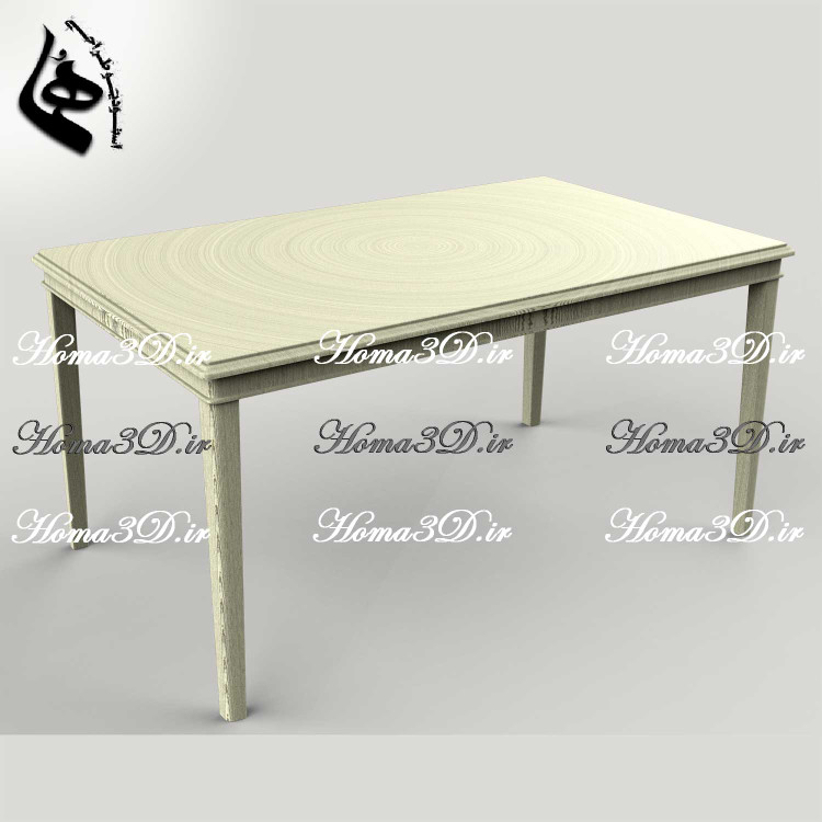 فایل طراحی3بعدی میز ناهارخوری و میز غذاخوری ابزاری مدرن – اصالت در سادگی