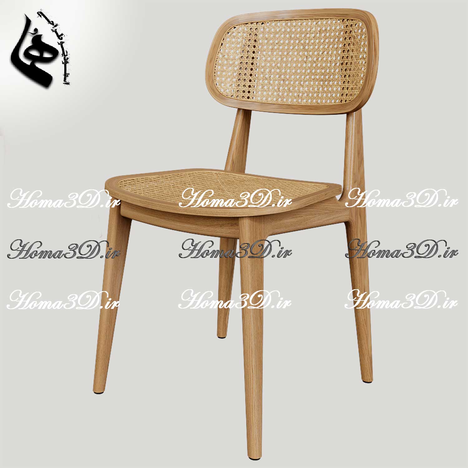 فایل طراحی 3بعدی صندلی مدرن حصیرخور طراحی شده طبق اصول مهندسی – راحت، مدرن و مقرون به صرفه