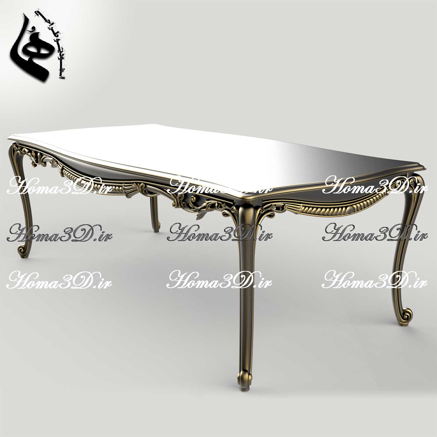 خرید فایل طراحی 3بعدی مبلمان الگوگرفته شده از ژورنال‌های ترک با منبت‌های جدید و قالب‌کشی نوآورانه