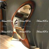 فایل طراحی سهبعدی آینه ایستاده با سبک طراحی مدرن با فریم و پیچیدگی طراحی در چوب خاص و لوکس