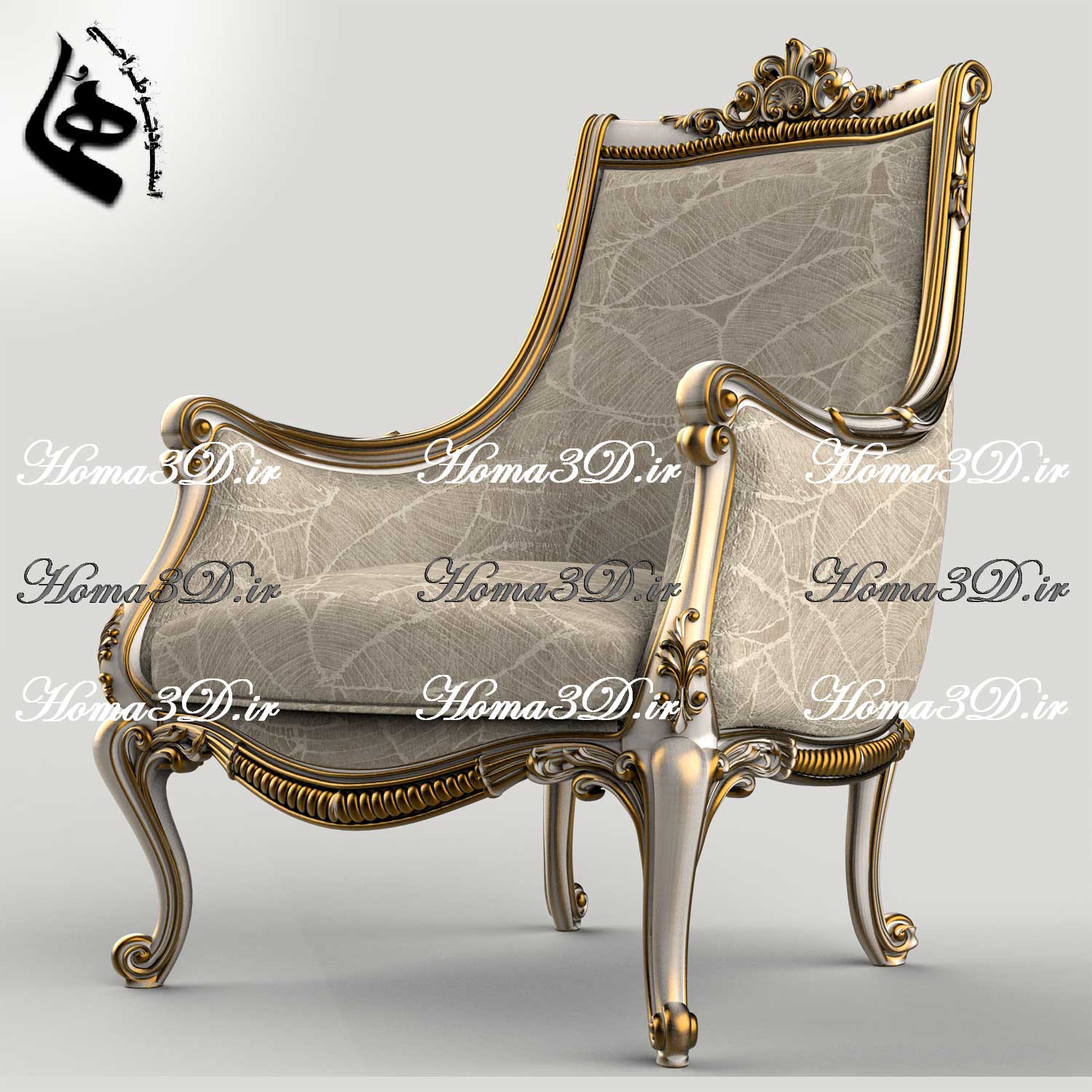 فایل طراحی سه‌بعدی مبل جدید با طراحی جدید منبت جدید و قالب‌کشی جدید — مدلی که به‌زودی ترند می‌شود