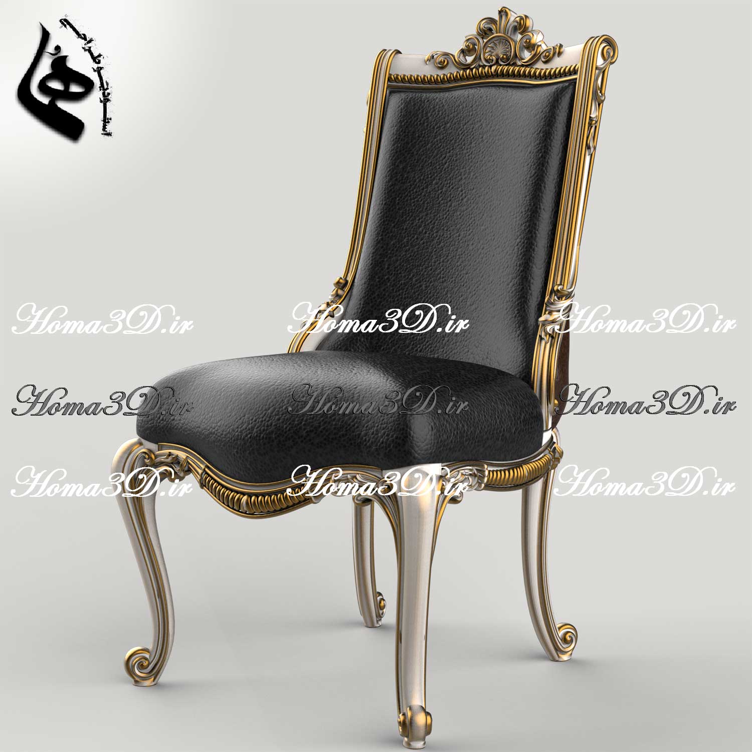 فایل طراحی سه‌بعدی صندلی جدید با طراحی سه‌بعدی جدید، منبت جدید و قالب‌کشی جدید — مدلی که به‌زودی ترند می‌شود