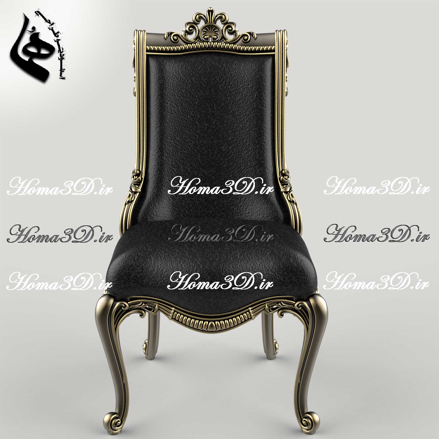 فایل طراحی سه‌بعدی صندلی جدید با طراحی سه‌بعدی جدید، منبت جدید و قالب‌کشی جدید — مدلی که به‌زودی ترند می‌شود