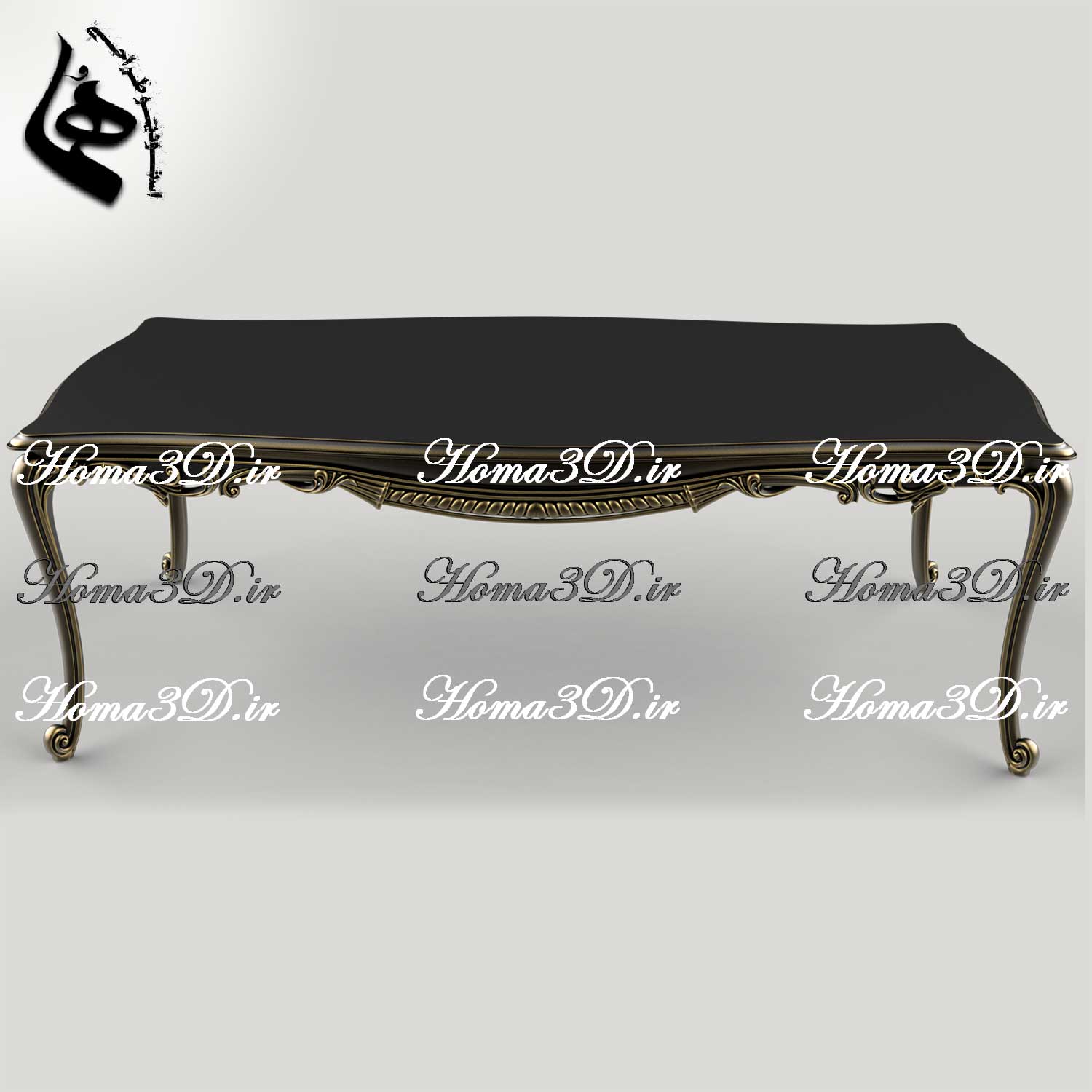 فایل طراحی سه‌بعدی میز ناهارخوری و میز غذاخوری منبتی جدید و زیبا با طراحی سه‌بعدی زیبا و تولید آسان