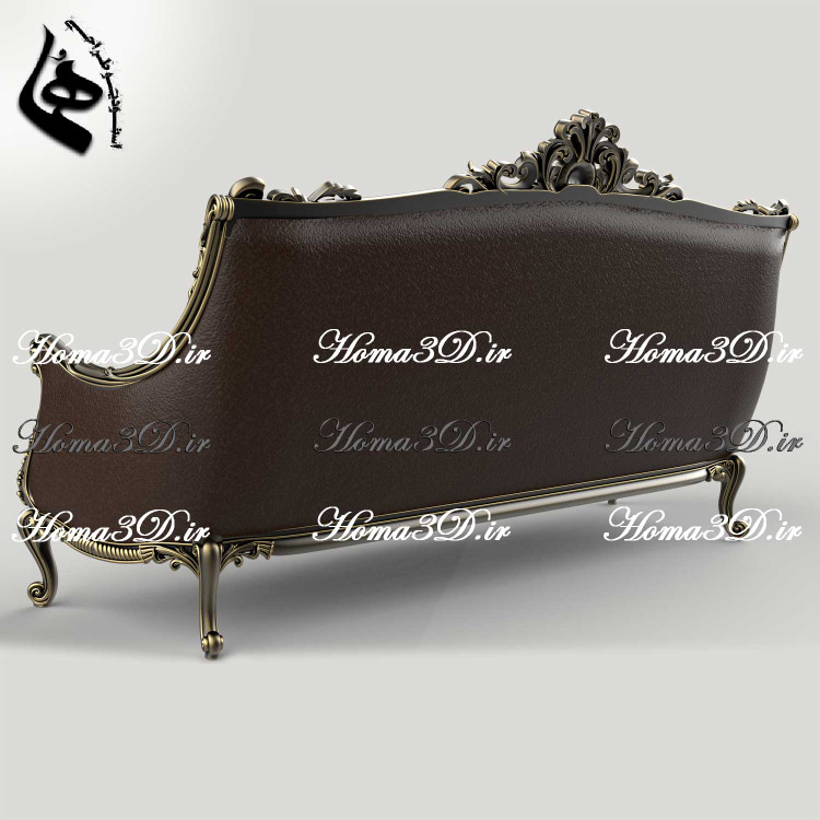 فایل طراحی3بعدی فایل CAD کاناپه لوکس و خوشفرم با طراحی اصول مد روز و ترند رو