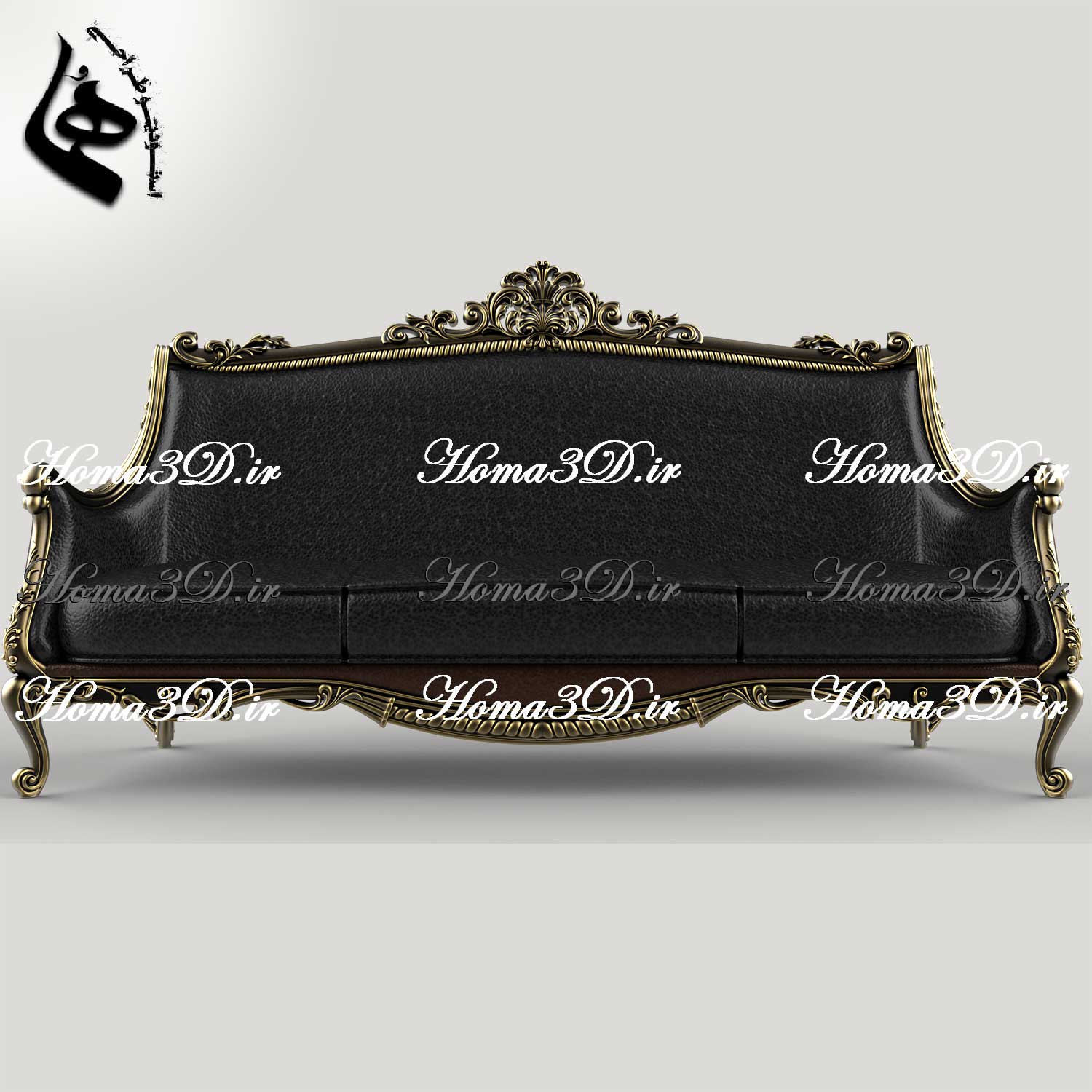 فایل طراحی3بعدی فایل CAD کاناپه لوکس و خوش‌فرم با طراحی اصول مد روز و ترند رو