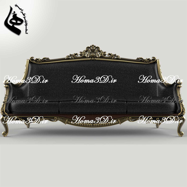 فایل طراحی3بعدی فایل CAD کاناپه لوکس و خوشفرم با طراحی اصول مد روز و ترند رو