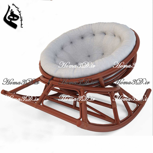 فایل طراحی 3بعدی صندلی راکی مدرن بسیار کاربردی و مقاوم در طراحی و نجاری