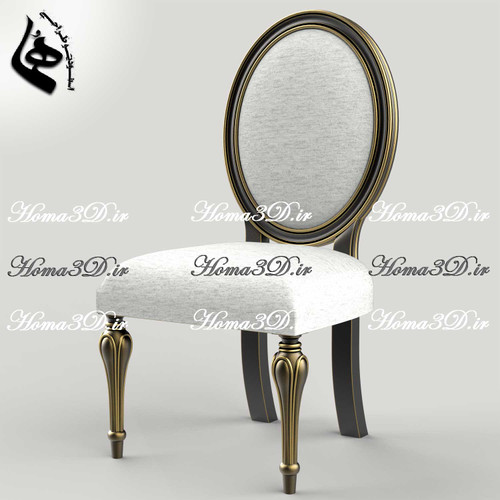 فایل طراحی سهبعدی صندلی پشتگرد مخصوص میز ناهارخوری | طراحی اصیل، کاربردی و قابلاجرا با CNC چوب