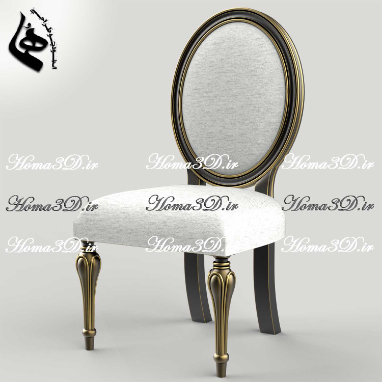 فایل طراحی سهبعدی صندلی پشتگرد مخصوص میز ناهارخوری | طراحی اصیل، کاربردی و قابلاجرا با CNC چوب