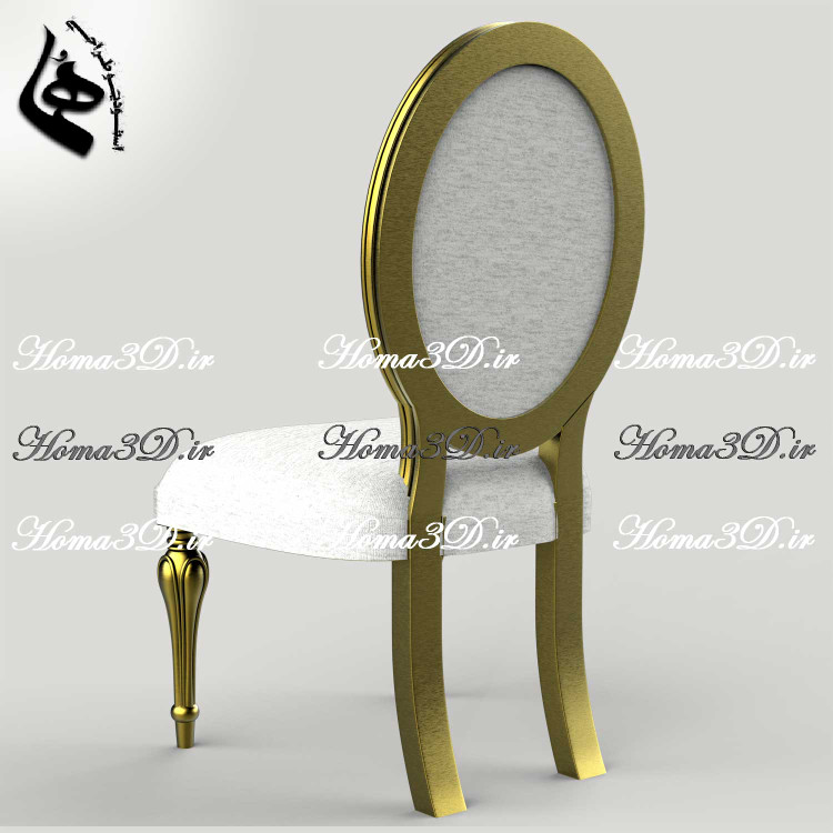 فایل طراحی سهبعدی صندلی پشتگرد مخصوص میز ناهارخوری | طراحی اصیل، کاربردی و قابلاجرا با CNC چوب