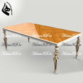 فایل طراحی و اسکن سهبعدی میز ناهارخوری با پایه منبتی | قالبکشی ابزاری ظریف و طراحی با اصالت