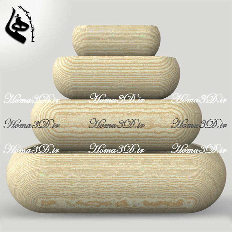 فایل طراحی و اسکن سهبعدی کاسه در ۴ سایز متفاوت – تلفیق هنر، دقت و طبیعت
