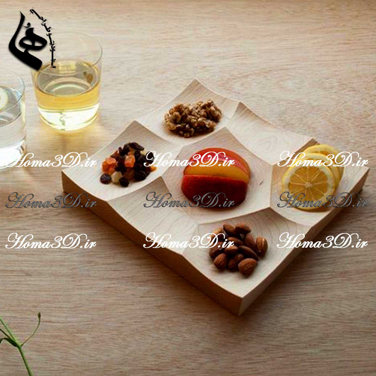 فایل طراحی و اسکن سهبعدی اردوخوری و آجیلخوری خاص با طراحی متد جدید و کاربردی