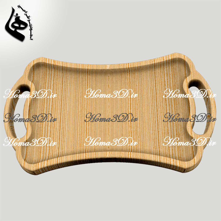 فایل طراحی و اسکن سهبعدی ظروف چوبی – کتگوری سینی دفرمه ساده و کاربردی