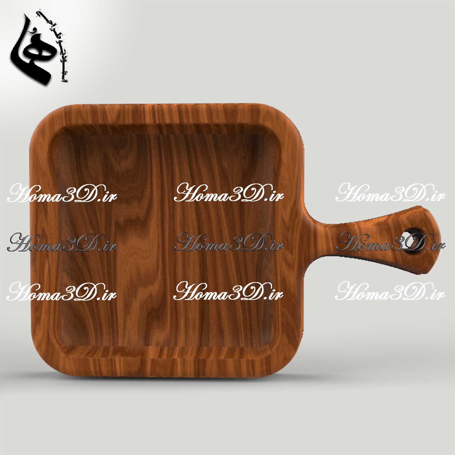 فایل طراحی و اسکن سه‌بعدی ظروف چوبی مخصوص آشپزخانه | هماهنگی طبیعت و فناوری در یک مدل دیجیتال