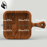 فایل طراحی و اسکن سهبعدی ظروف چوبی مخصوص آشپزخانه | هماهنگی طبیعت و فناوری در یک مدل دیجیتال