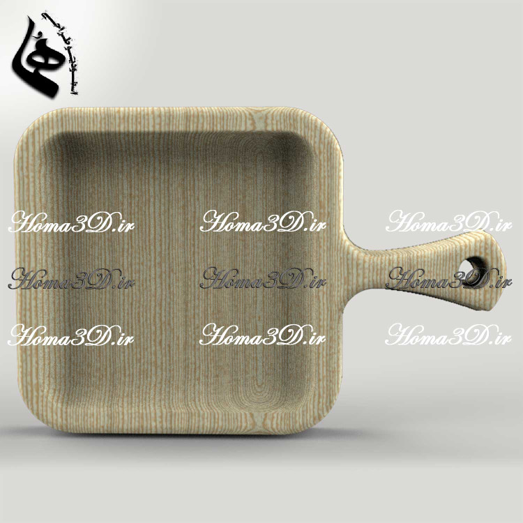 فایل طراحی و اسکن سهبعدی ظروف چوبی مخصوص آشپزخانه | هماهنگی طبیعت و فناوری در یک مدل دیجیتال