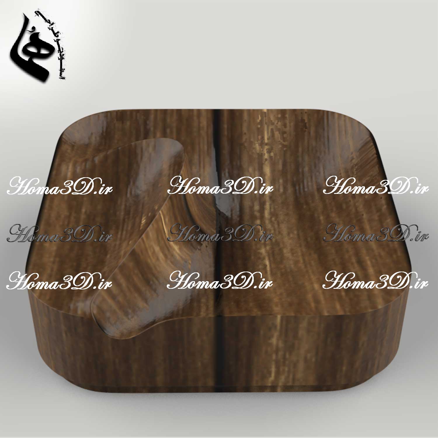 فایل طراحی و اسکن سه‌بعدی زیرسیگاری دفرمه | طراحی مهندسی و جذاب برای کافه‌ها