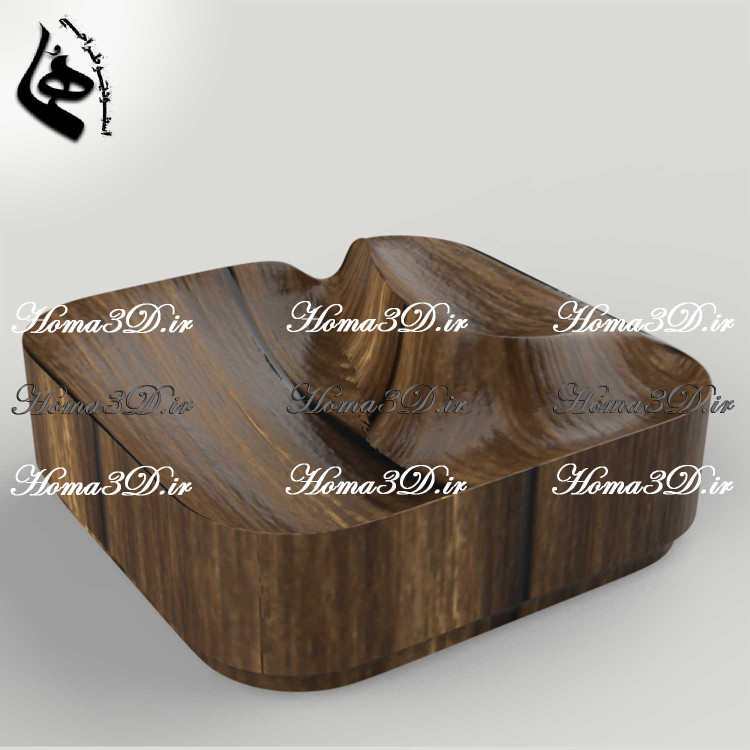 فایل طراحی و اسکن سهبعدی زیرسیگاری دفرمه | طراحی مهندسی و جذاب برای کافهها