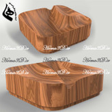 فایل طراحی و اسکن سهبعدی زیرسیگاری دفرمه | طراحی مهندسی و جذاب برای کافهها