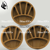 فایل طراحی و اسکن ۳بعدی اردوخوری گرد | فضای تقسیمبندی شده زیبا