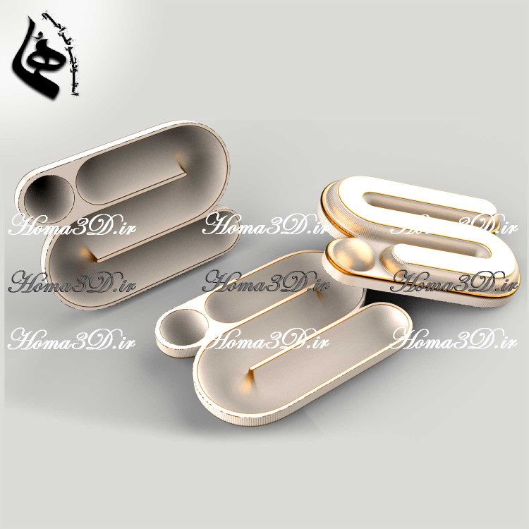 فایل طراحی و اسکن ۳بعدی اردوخوری لولهای | الهام گرفته از اشکال مهندسی شده